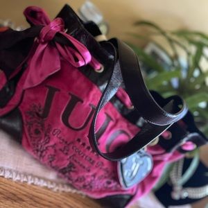 Juicy couture velour bag